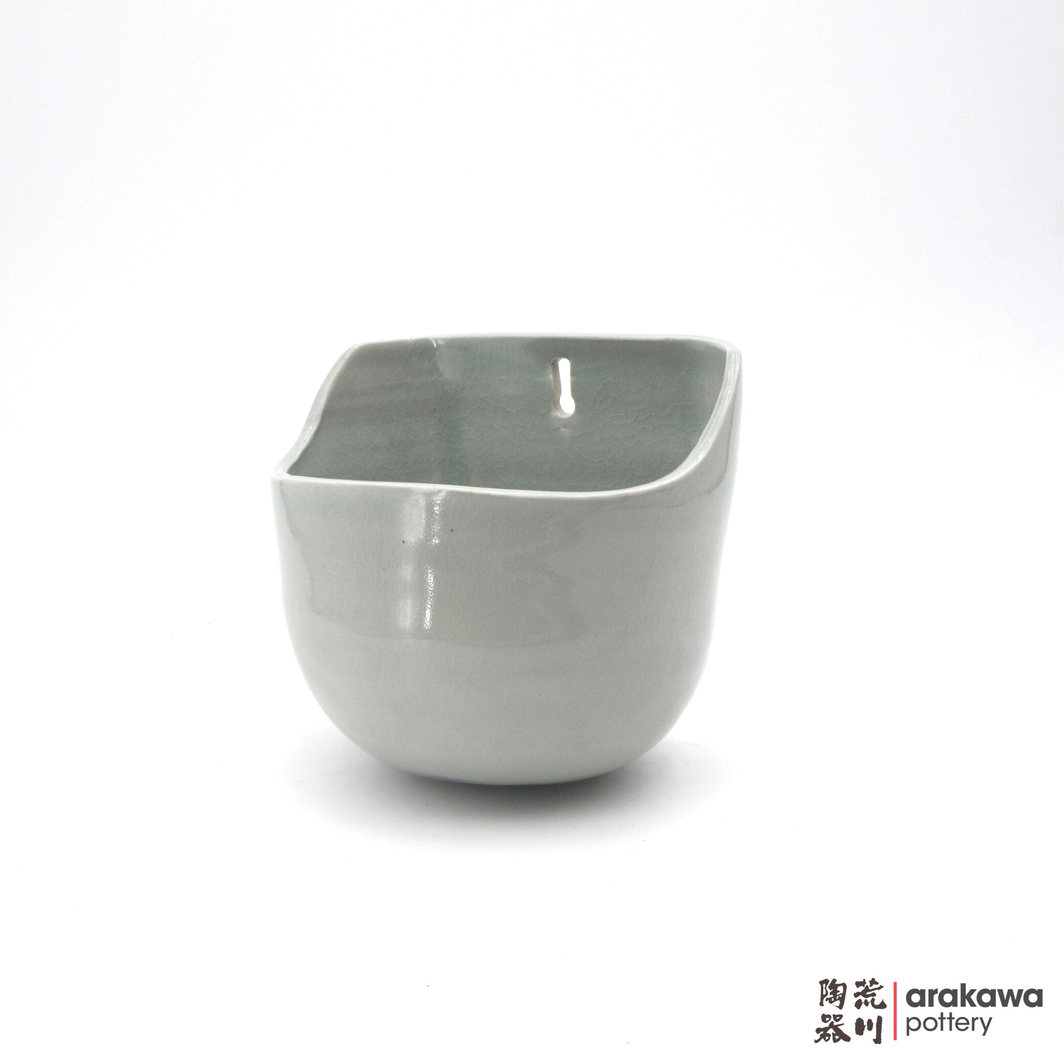 Handmade Ikebana Container Hanging Vase (S) 0111-0045 made by Thomas Arakawa and Kathy Lee-Arakawa at Arakawa Pottery