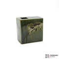 Handmade Ikebana Container 5ﾔ Square Vase 0119-033 made by Thomas Arakawa and Kathy Lee-Arakawa at Arakawa Pottery