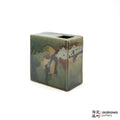 Handmade Ikebana Container 5ﾔ Square Vase 0119-034 made by Thomas Arakawa and Kathy Lee-Arakawa at Arakawa Pottery