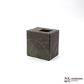 Handmade Ikebana Container 4ﾔ Square Vase 0119-046 made by Thomas Arakawa and Kathy Lee-Arakawa at Arakawa Pottery