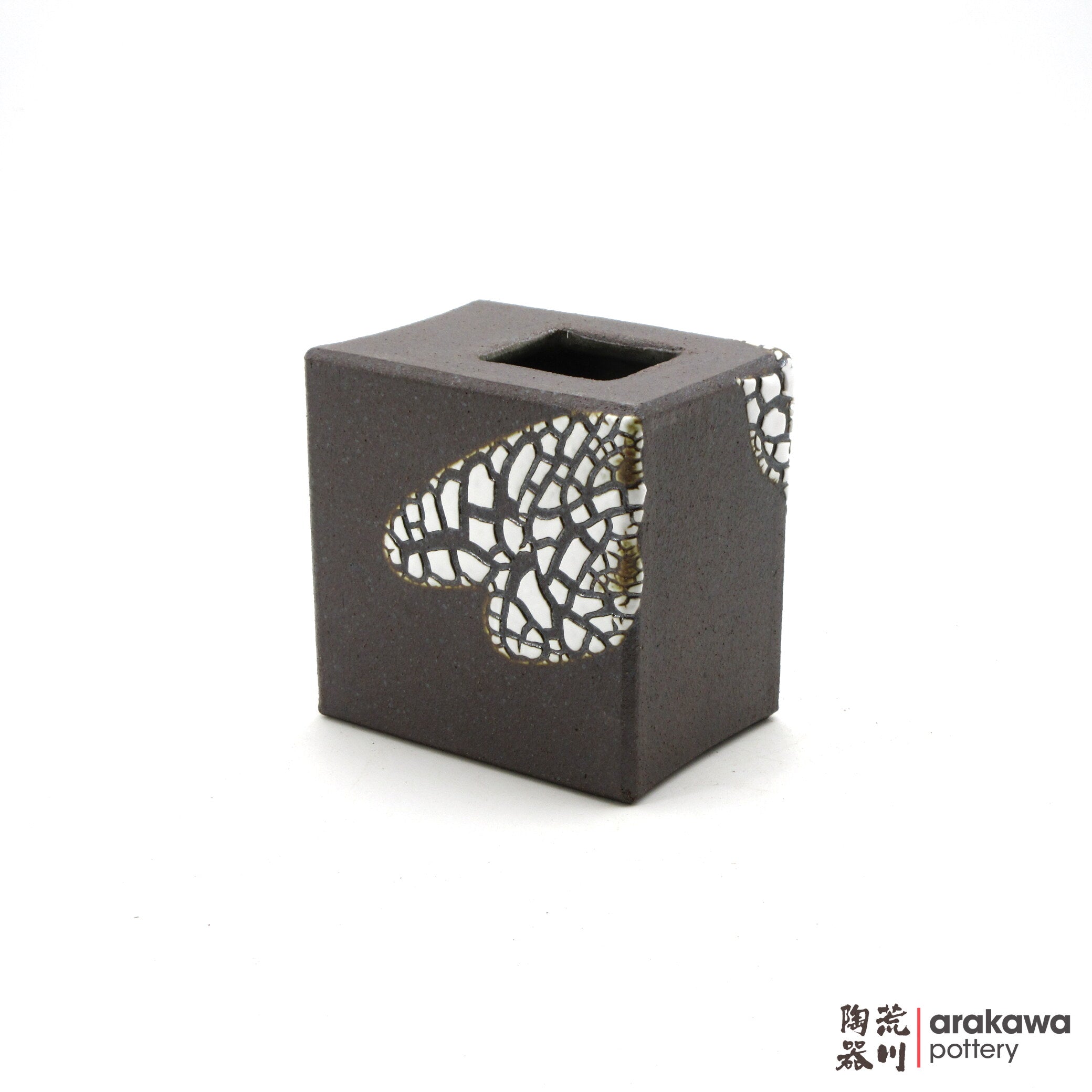Handmade Ikebana Container Hexagon Vase (S) 0119-056 made by Thomas Arakawa and Kathy Lee-Arakawa at Arakawa Pottery