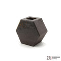 Handmade Ikebana Container Hexagon Vase (S) 0119-060 made by Thomas Arakawa and Kathy Lee-Arakawa at Arakawa Pottery