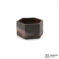 Handmade Ikebana Container Hex Suiban (Mini) 0119-070 made by Thomas Arakawa and Kathy Lee-Arakawa at Arakawa Pottery