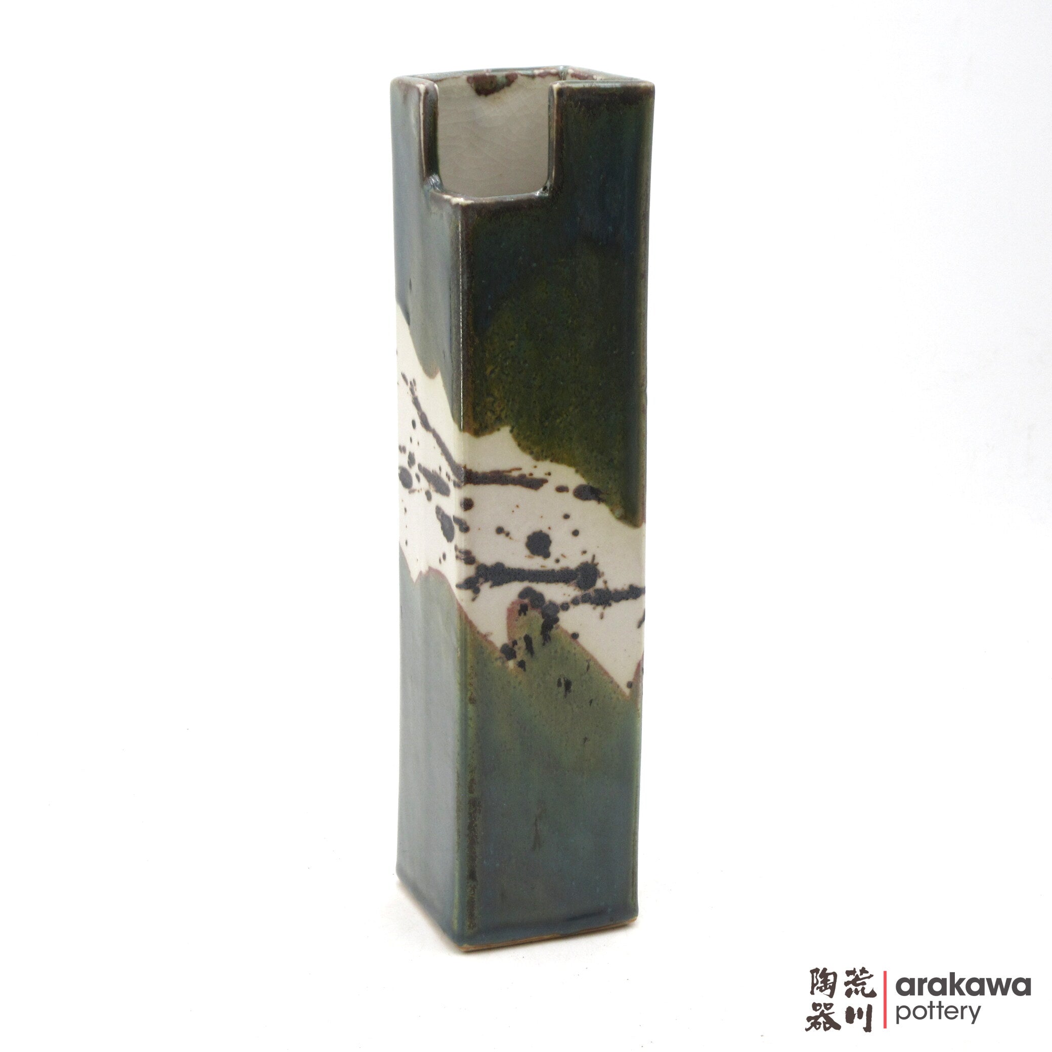 Handmade Ikebana Container Mini Cylinder (M) 0119-081 made by Thomas Arakawa and Kathy Lee-Arakawa at Arakawa Pottery