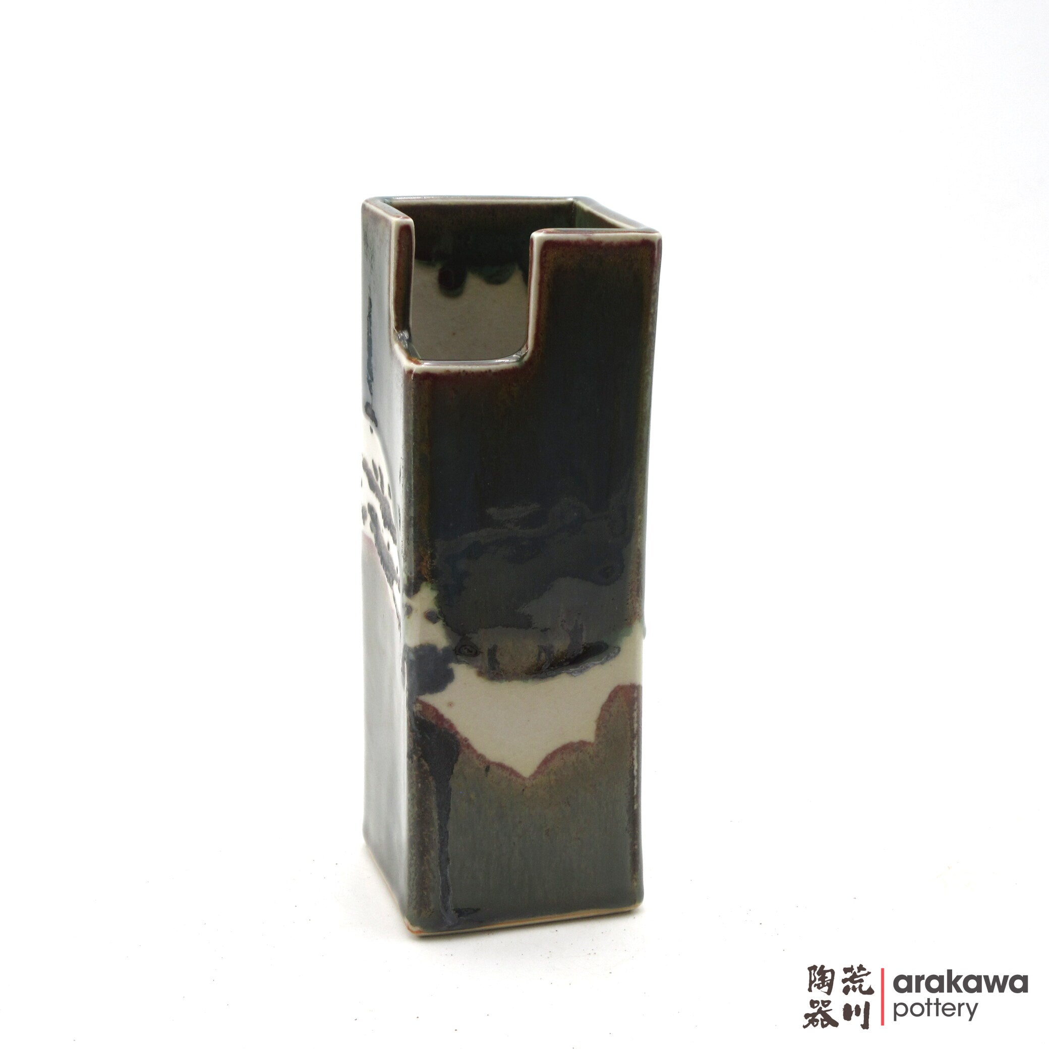 Handmade Ikebana Container Mini Cylinder (S) 0119-090 made by Thomas Arakawa and Kathy Lee-Arakawa at Arakawa Pottery