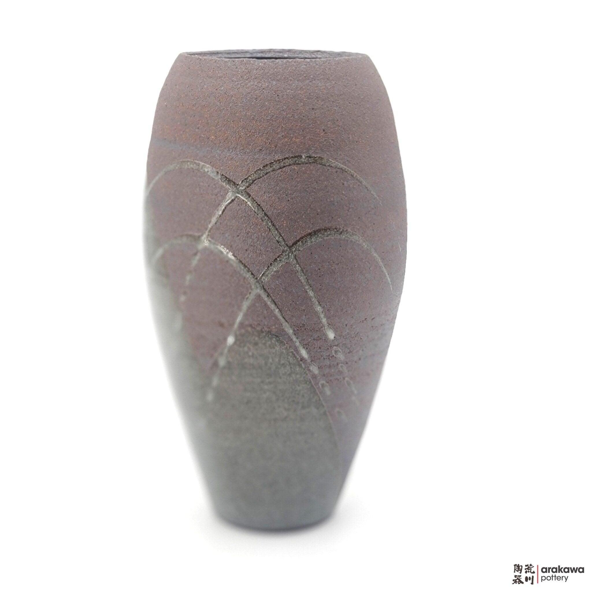 Handmade Ikebana Container Vase 7.5 0214-018 made by Thomas Arakawa and Kathy Lee-Arakawa at Arakawa Pottery