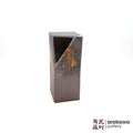 Handmade Ikebana Container Slice Vase 9 0220-014 made by Thomas Arakawa and Kathy Lee-Arakawa at Arakawa Pottery