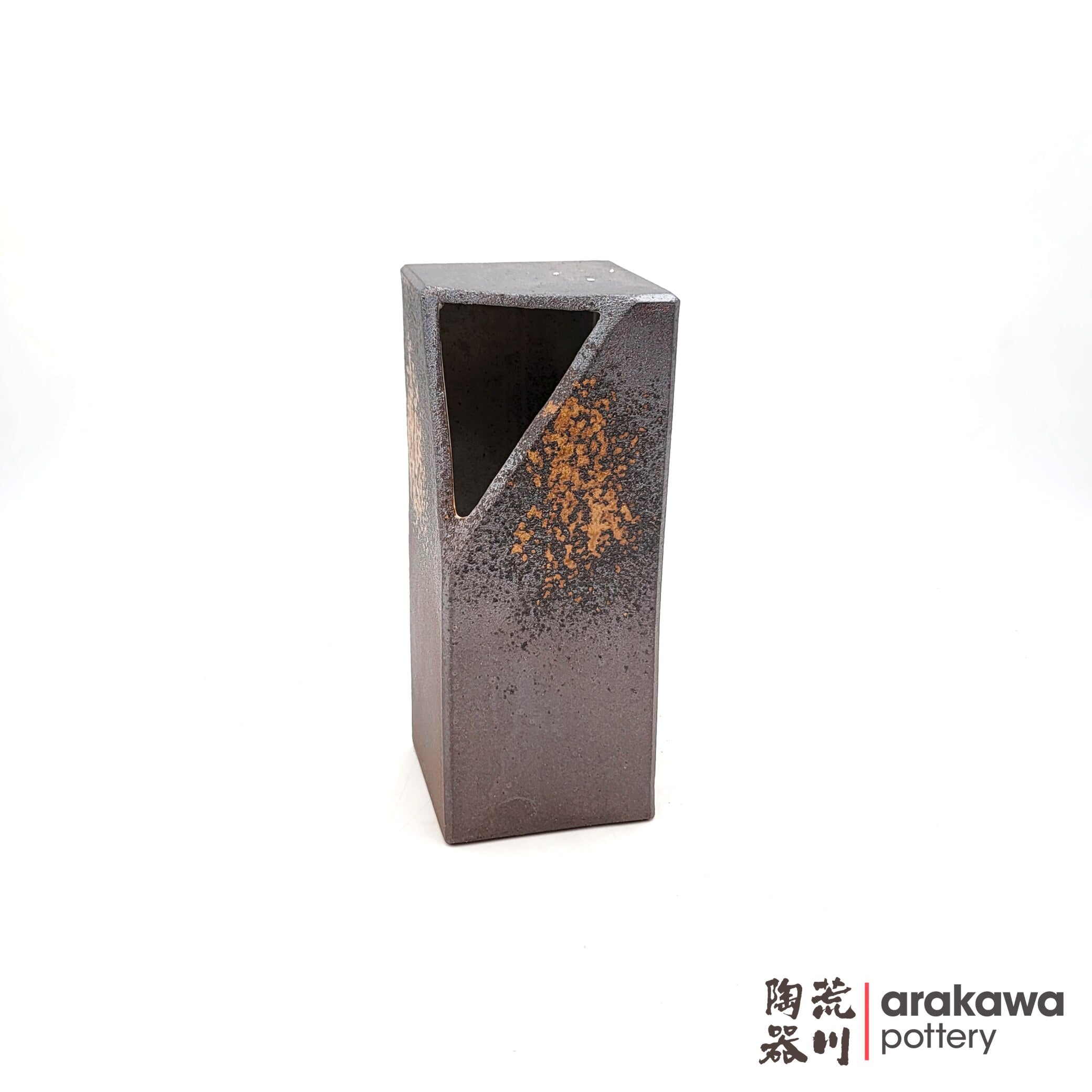 Handmade Ikebana Container Slice Vase 9 0220-014 made by Thomas Arakawa and Kathy Lee-Arakawa at Arakawa Pottery