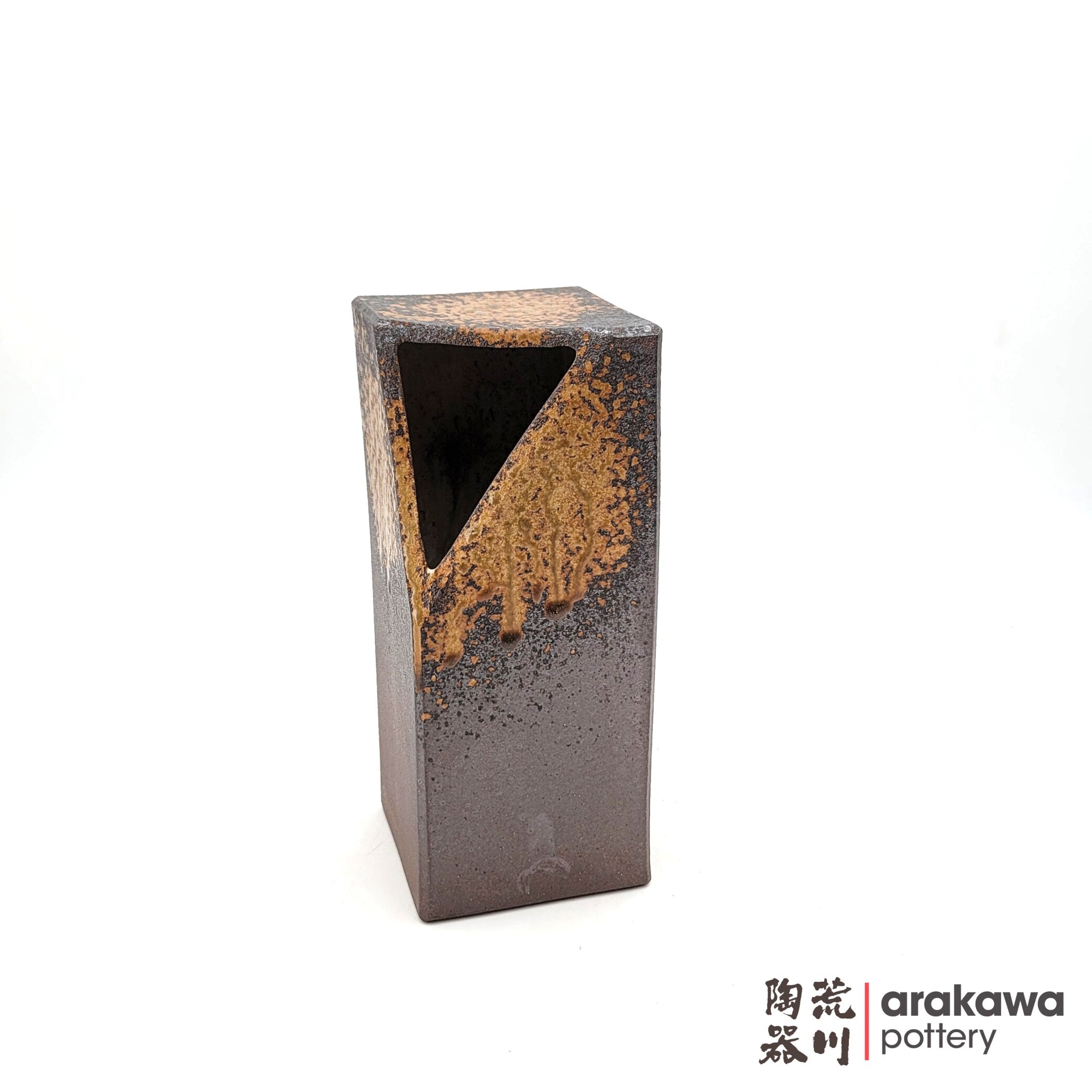 Handmade Ikebana Container Slice Vase 9 0220-015 made by Thomas Arakawa and Kathy Lee-Arakawa at Arakawa Pottery