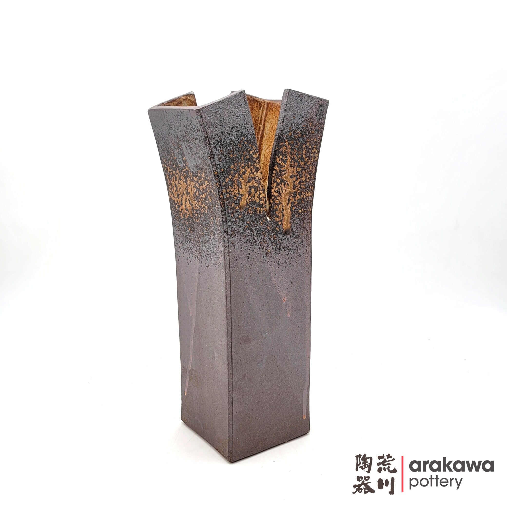Handmade Ikebana Container Split Vase 13 0220-017 made by Thomas Arakawa and Kathy Lee-Arakawa at Arakawa Pottery