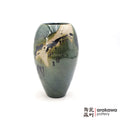 Handmade Ikebana Container Vase 7.5 0220-040 made by Thomas Arakawa and Kathy Lee-Arakawa at Arakawa Pottery
