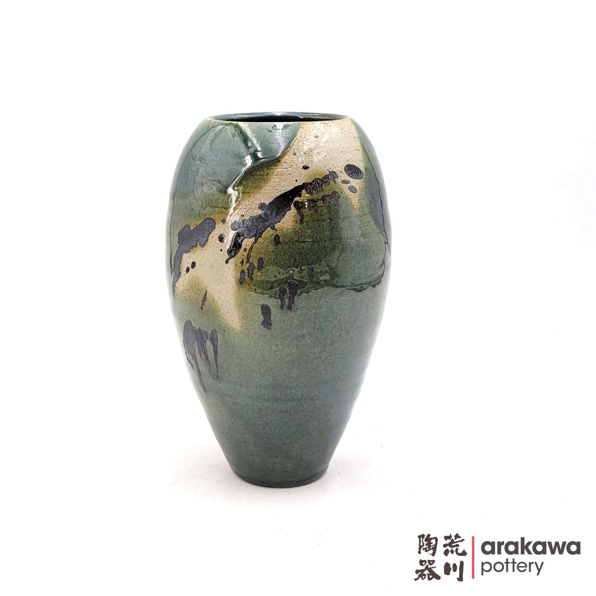 Handmade Ikebana Container Vase 7.5 0220-040 made by Thomas Arakawa and Kathy Lee-Arakawa at Arakawa Pottery