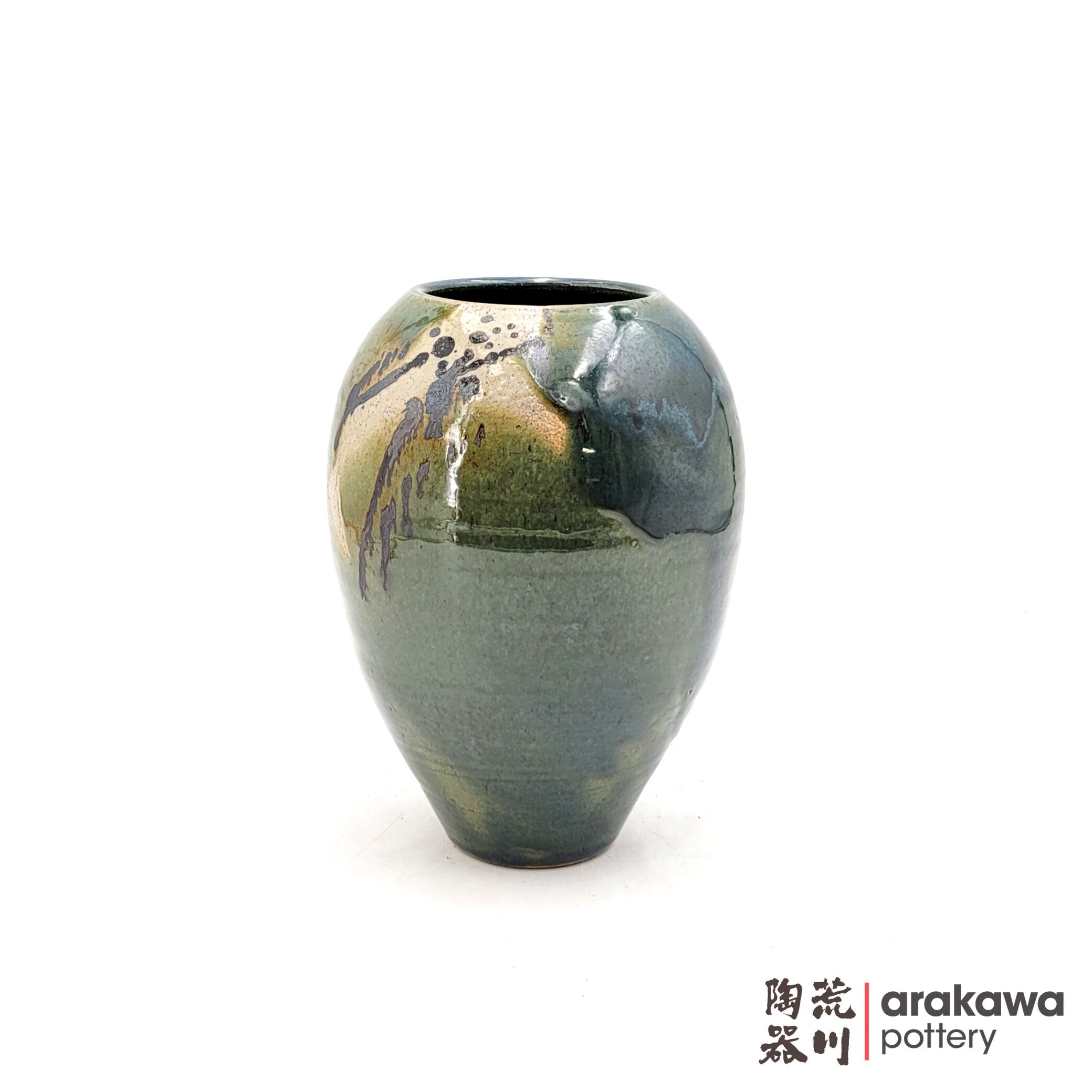 Handmade Ikebana Container Vase 7.5 0220-041 made by Thomas Arakawa and Kathy Lee-Arakawa at Arakawa Pottery