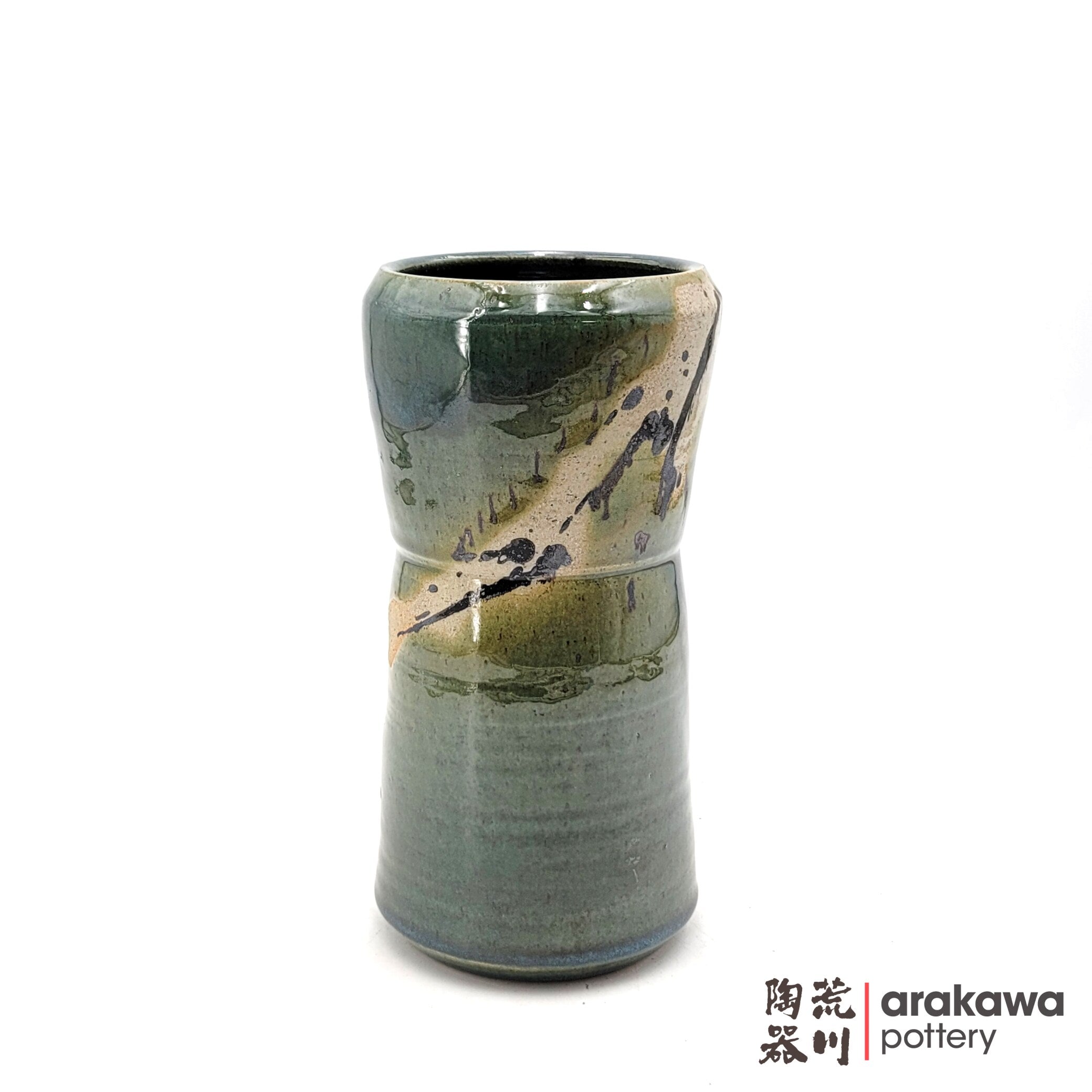 Handmade Ikebana Container Vase 7.5 0220-043 made by Thomas Arakawa and Kathy Lee-Arakawa at Arakawa Pottery