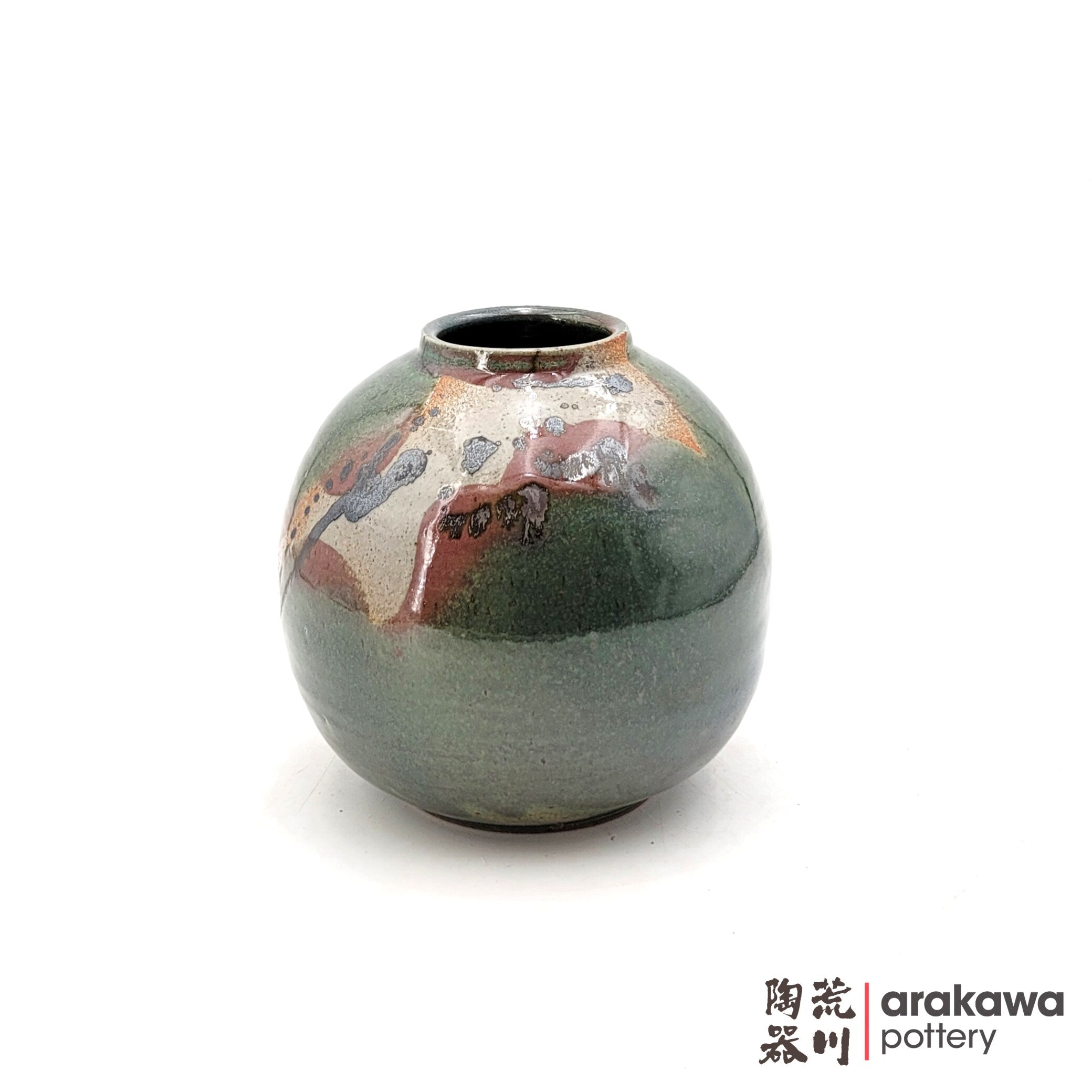 Handmade Ikebana Container Vase 7.5 0220-047 made by Thomas Arakawa and Kathy Lee-Arakawa at Arakawa Pottery