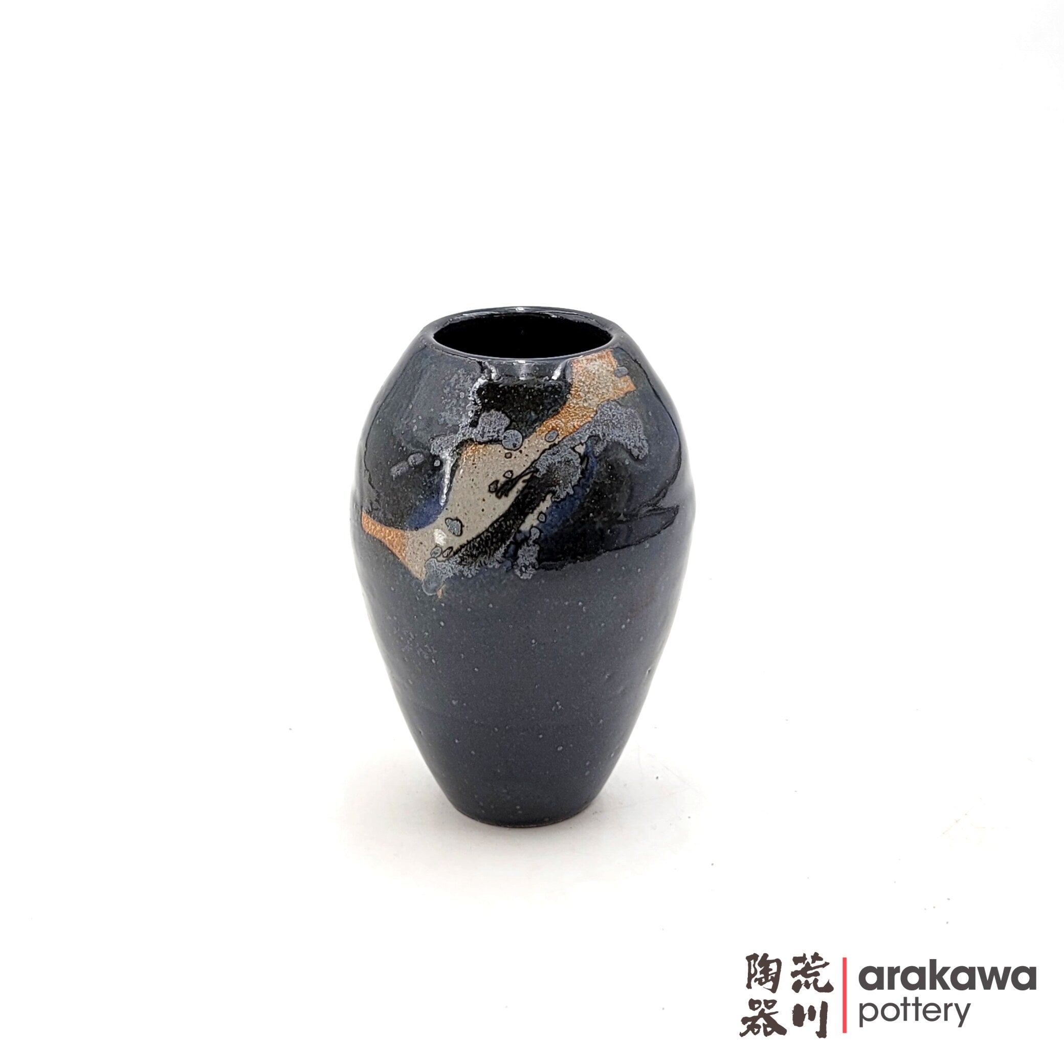Handmade Ikebana Container Small Vase 6ﾔ 0220-049 made by Thomas Arakawa and Kathy Lee-Arakawa at Arakawa Pottery