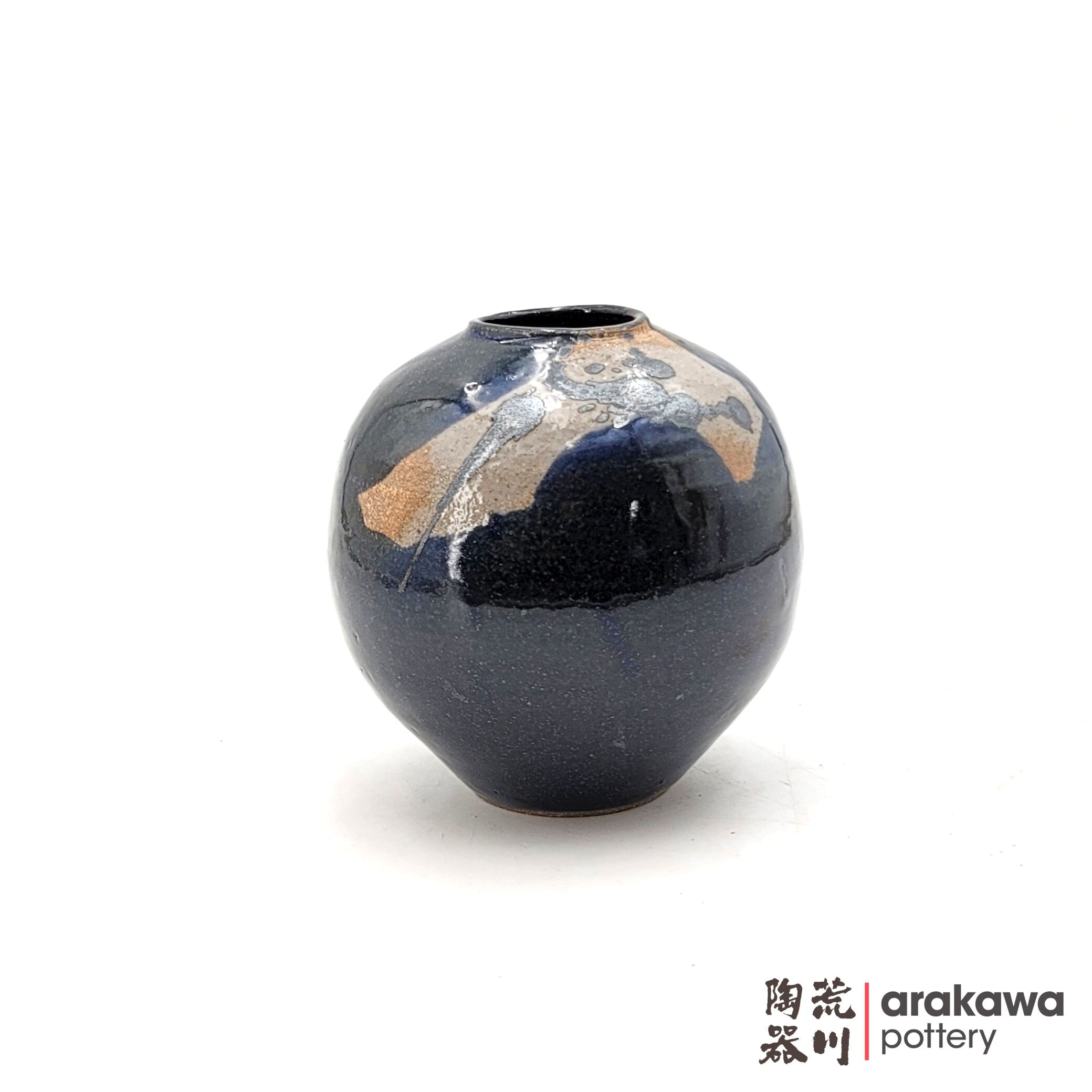 Handmade Ikebana Container Small Vase 6ﾔ 0220-052 made by Thomas Arakawa and Kathy Lee-Arakawa at Arakawa Pottery