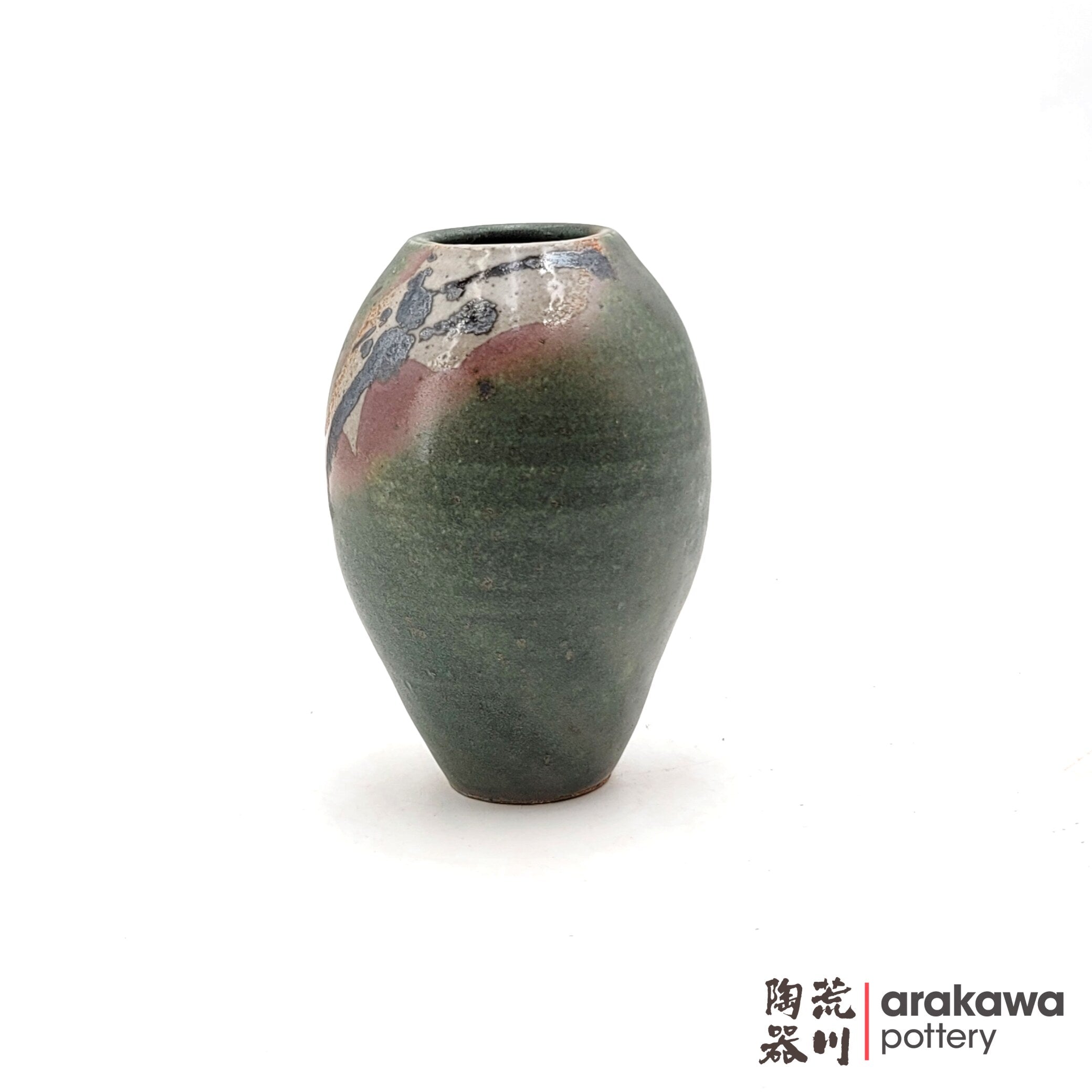 Handmade Ikebana Container Small Vase 6ﾔ 0220-054 made by Thomas Arakawa and Kathy Lee-Arakawa at Arakawa Pottery