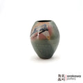 Handmade Ikebana Container Small Vase 6ﾔ 0220-055 made by Thomas Arakawa and Kathy Lee-Arakawa at Arakawa Pottery