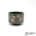Handmade Dinnerware Tea Bowl 0220-113 made by Thomas Arakawa and Kathy Lee-Arakawa at Arakawa Pottery