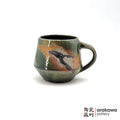 Handmade Dinnerware Fuji Mug (S) 0220-150 made by Thomas Arakawa and Kathy Lee-Arakawa at Arakawa Pottery