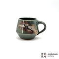 Handmade Dinnerware Fuji Mug (S) 0220-155 made by Thomas Arakawa and Kathy Lee-Arakawa at Arakawa Pottery
