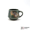 Handmade Dinnerware Fuji Mug (S) 0220-156 made by Thomas Arakawa and Kathy Lee-Arakawa at Arakawa Pottery