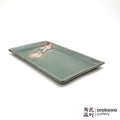Handmade Dinnerware Sushi Plate (M) 0220-178 made by Thomas Arakawa and Kathy Lee-Arakawa at Arakawa Pottery