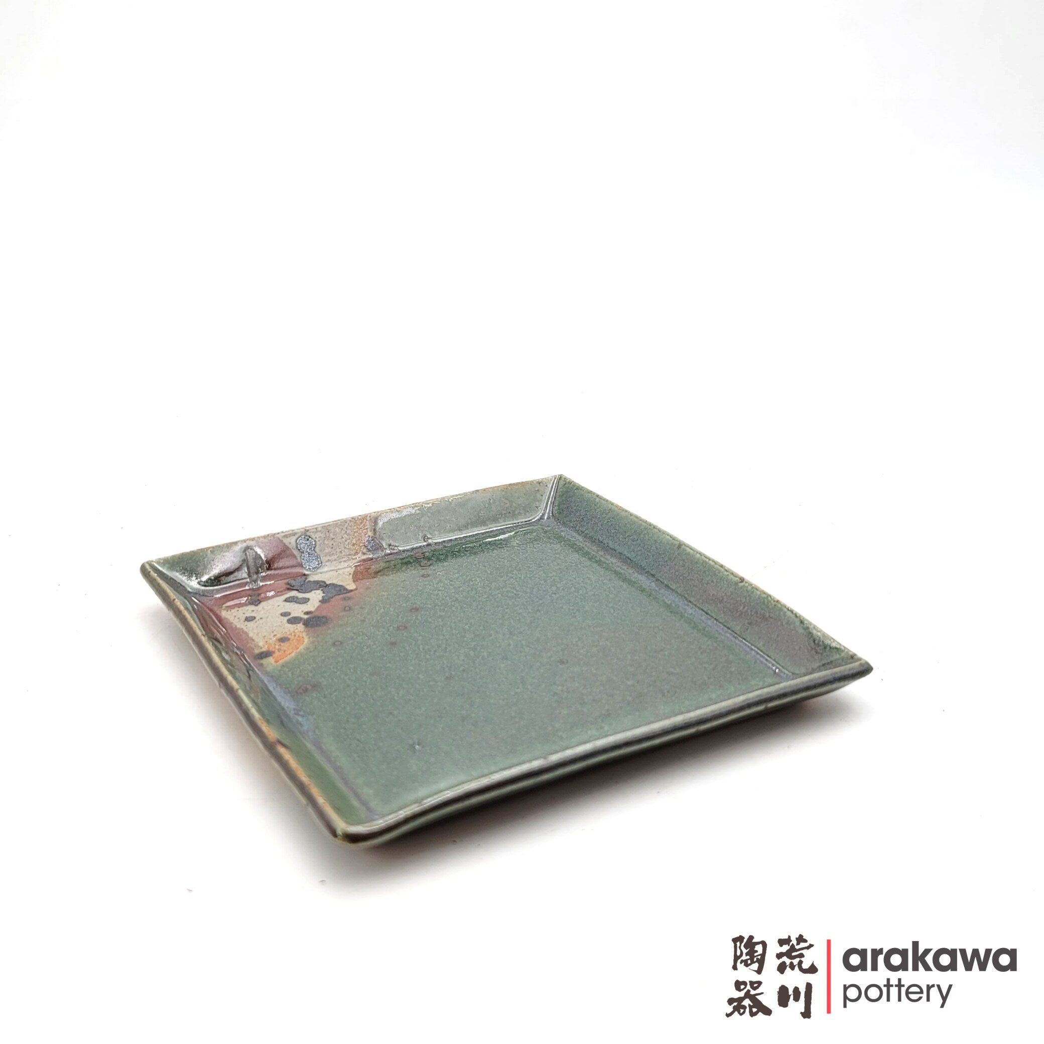 Handmade Dinnerware Square Dish (L) Desert Dish 0220-190 made by Thomas Arakawa and Kathy Lee-Arakawa at Arakawa Pottery
