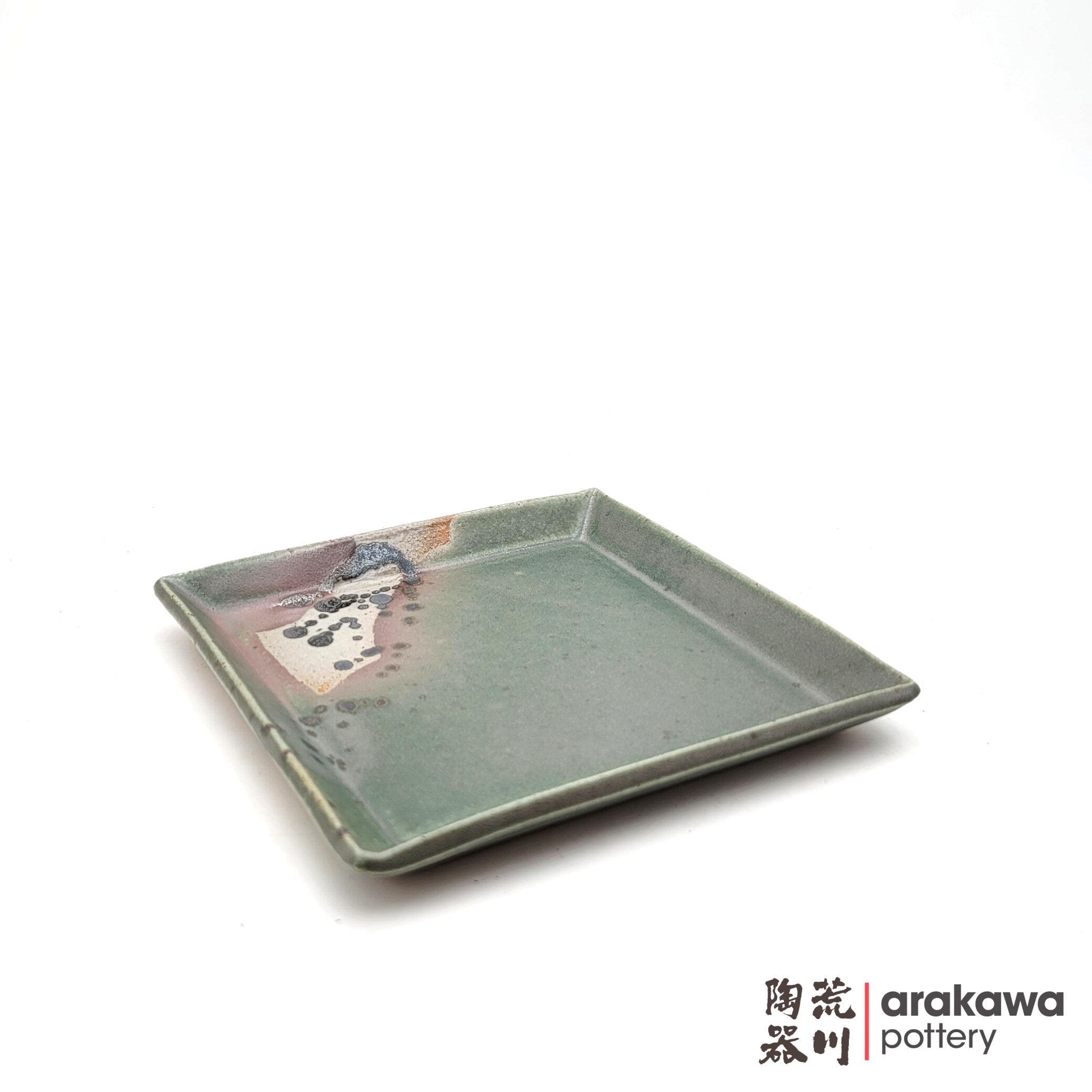 Handmade Dinnerware Square Dish (L) Desert Dish 0220-191 made by Thomas Arakawa and Kathy Lee-Arakawa at Arakawa Pottery