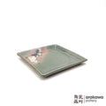 Handmade Dinnerware Square Dish (L) Desert Dish 0220-192 made by Thomas Arakawa and Kathy Lee-Arakawa at Arakawa Pottery