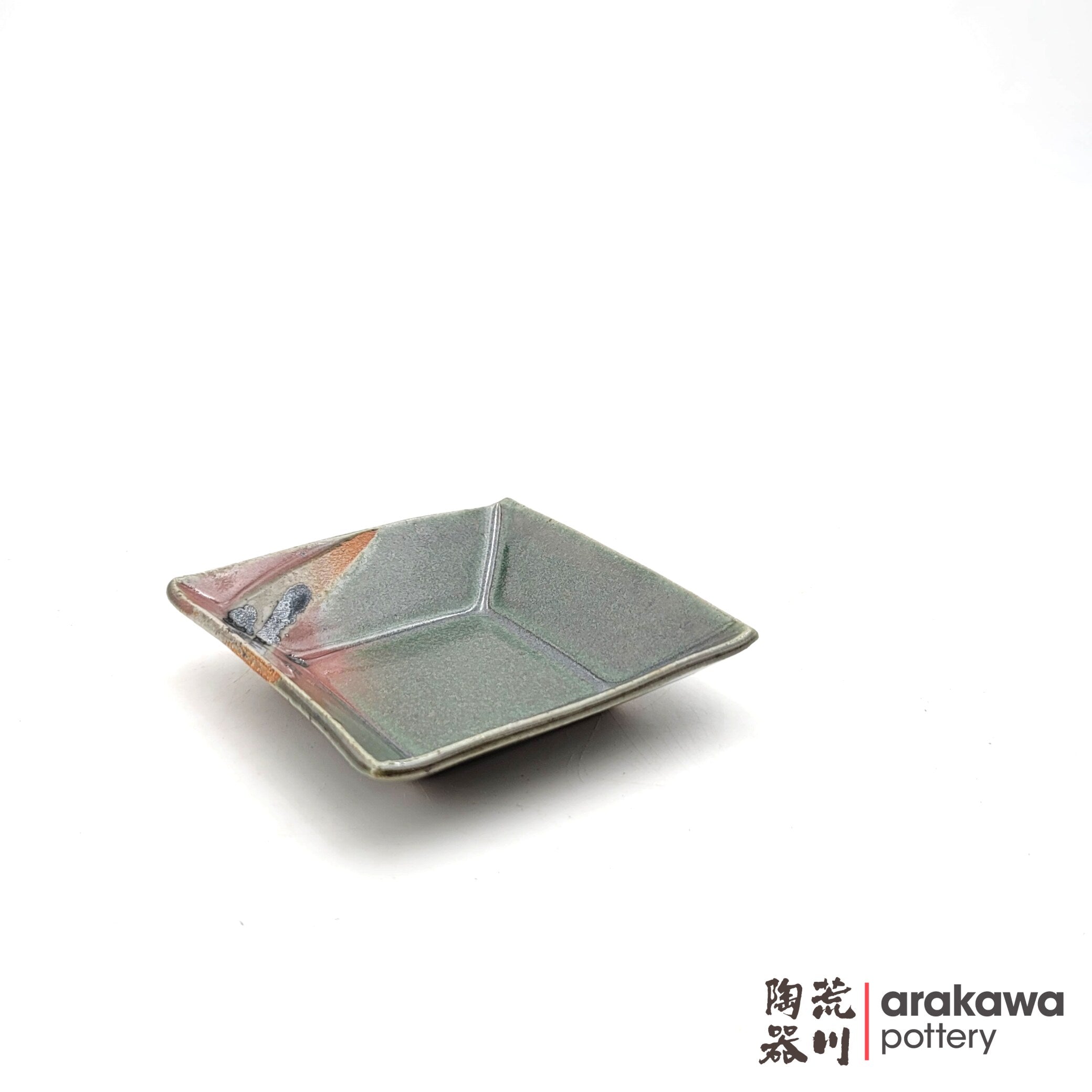 Handmade Dinnerware Square Dish (M) Side Dish 0220-198 made by Thomas Arakawa and Kathy Lee-Arakawa at Arakawa Pottery