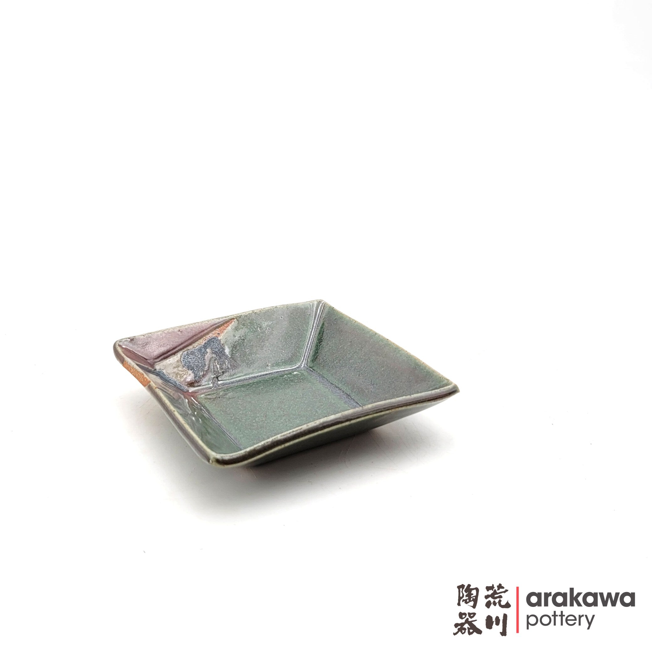 Handmade Dinnerware Square Dish (M) Side Dish 0220-199 made by Thomas Arakawa and Kathy Lee-Arakawa at Arakawa Pottery