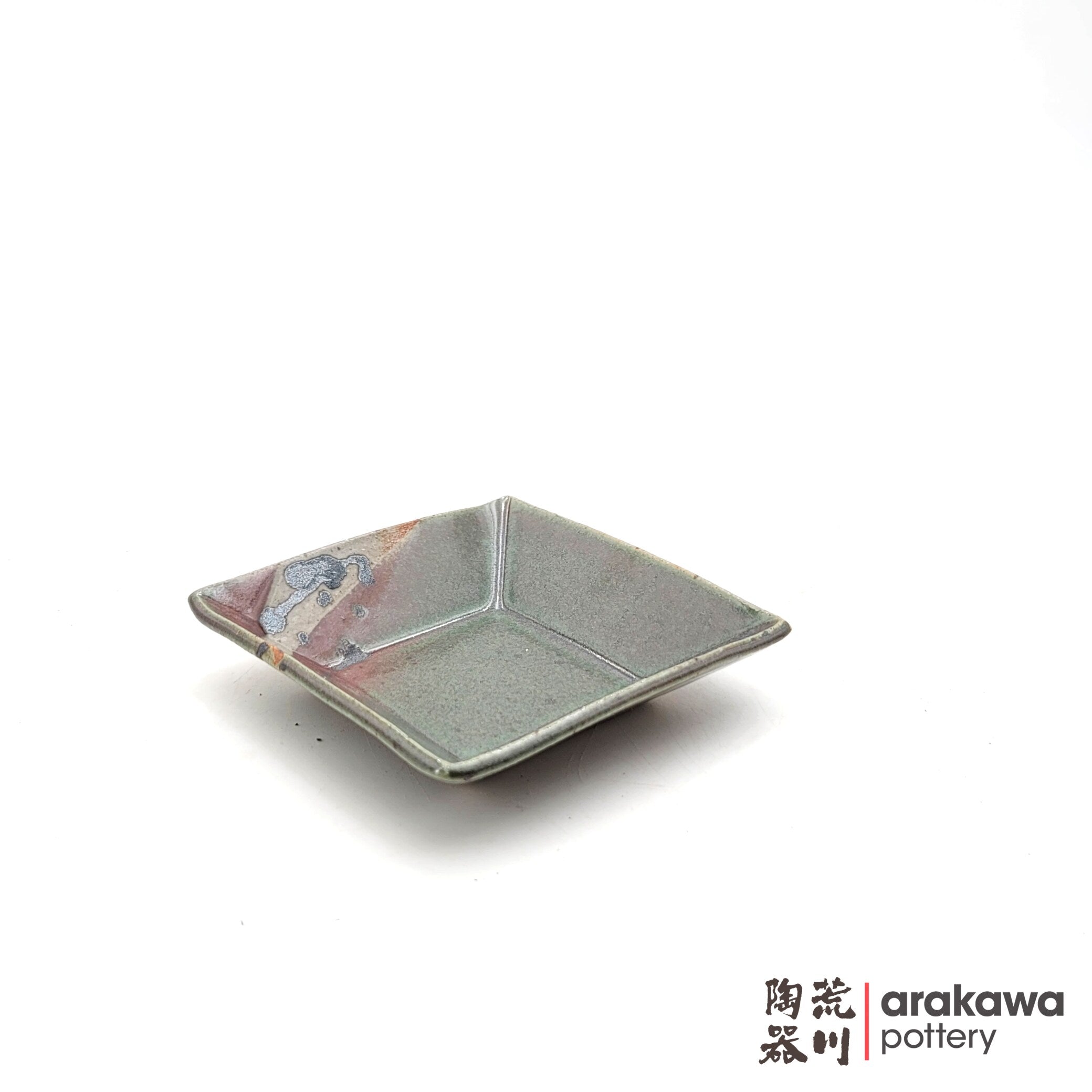 Handmade Dinnerware Square Dish (M) Side Dish 0220-201 made by Thomas Arakawa and Kathy Lee-Arakawa at Arakawa Pottery