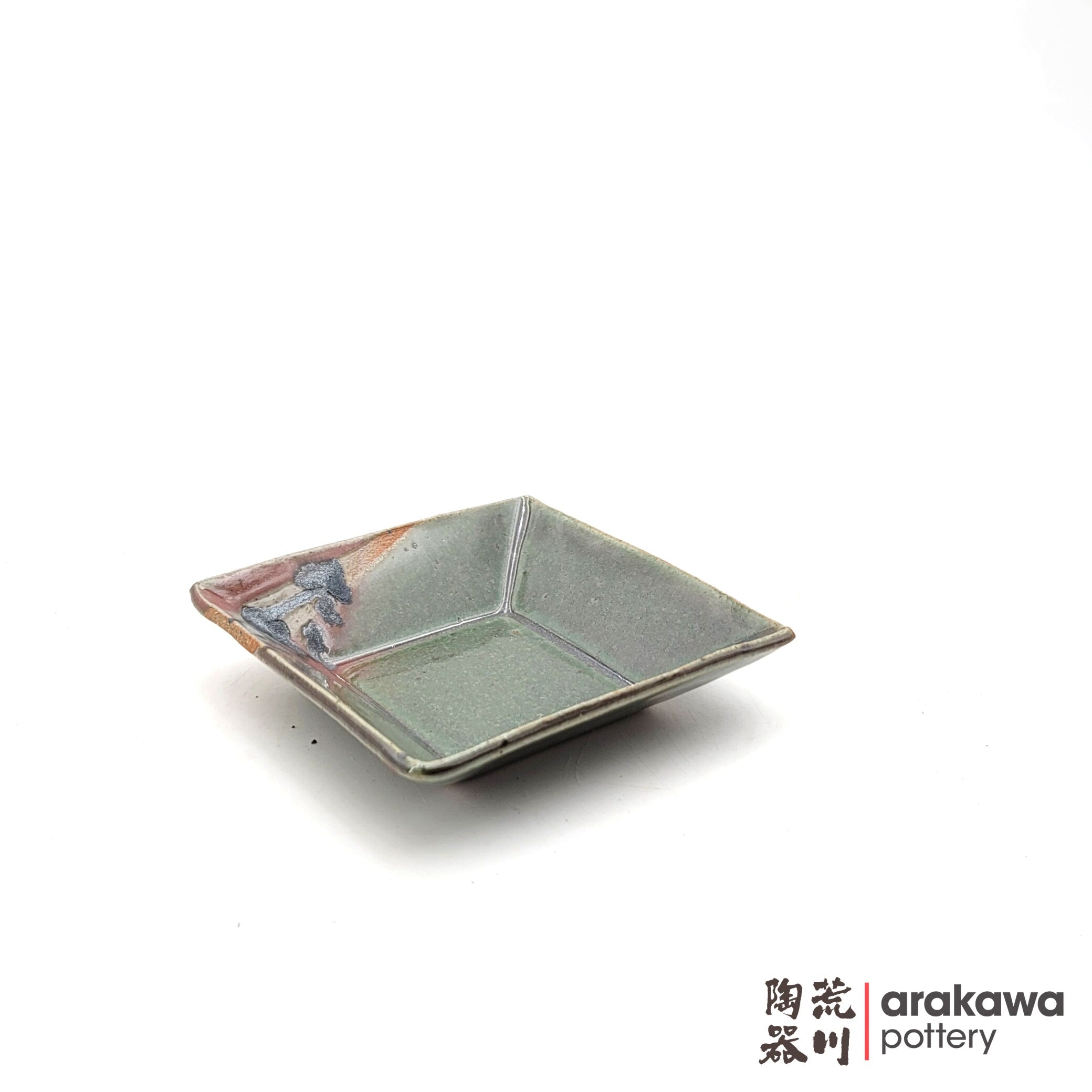 Handmade Dinnerware Square Dish (M) Side Dish 0220-202 made by Thomas Arakawa and Kathy Lee-Arakawa at Arakawa Pottery