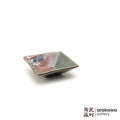 Handmade Dinnerware Square Dish (S) Soy Sauce  0220-210 made by Thomas Arakawa and Kathy Lee-Arakawa at Arakawa Pottery