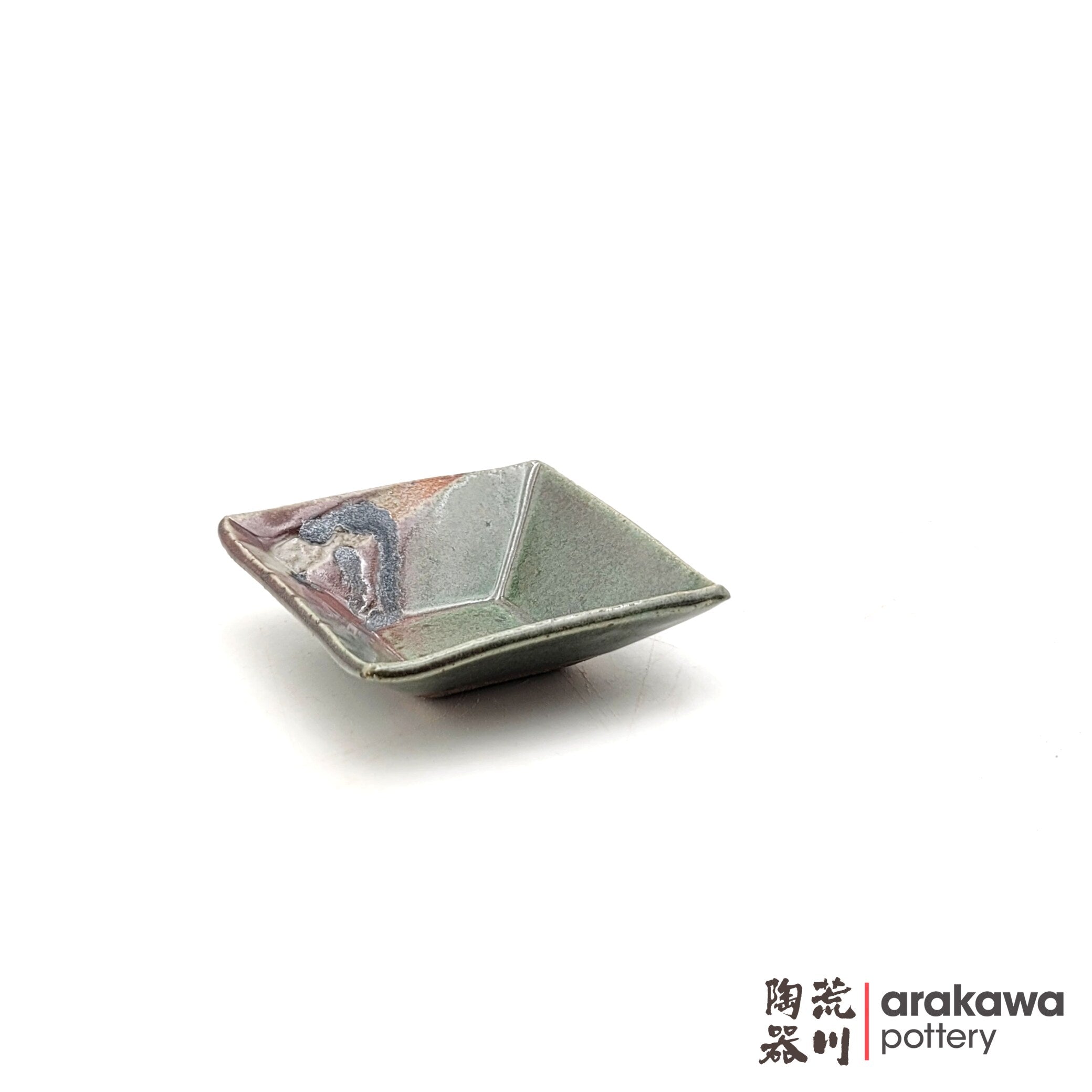 Handmade Dinnerware Square Dish (S) Soy Sauce  0220-211 made by Thomas Arakawa and Kathy Lee-Arakawa at Arakawa Pottery