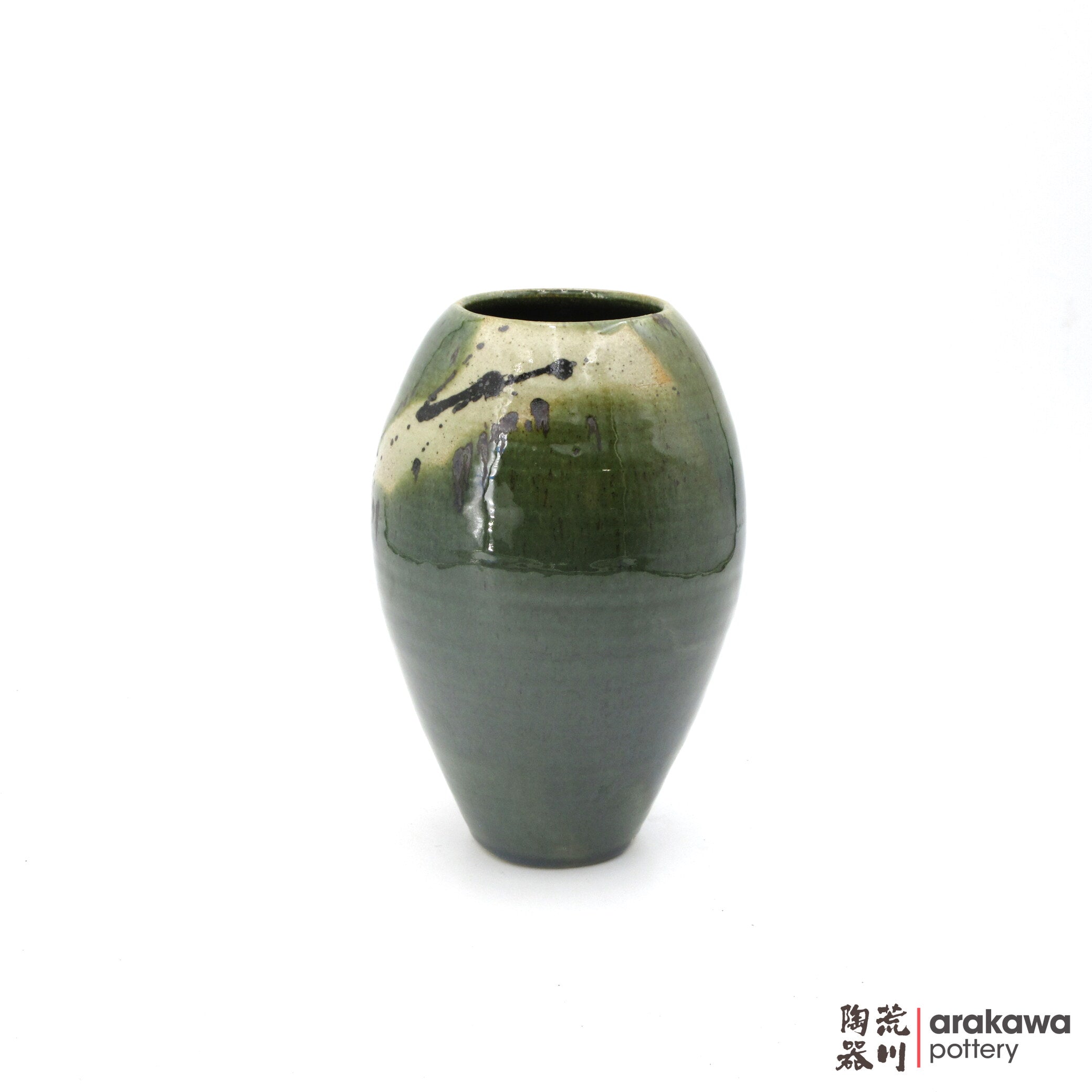 Handmade Ikebana Container Vase 7.5 0313-026 made by Thomas Arakawa and Kathy Lee-Arakawa at Arakawa Pottery