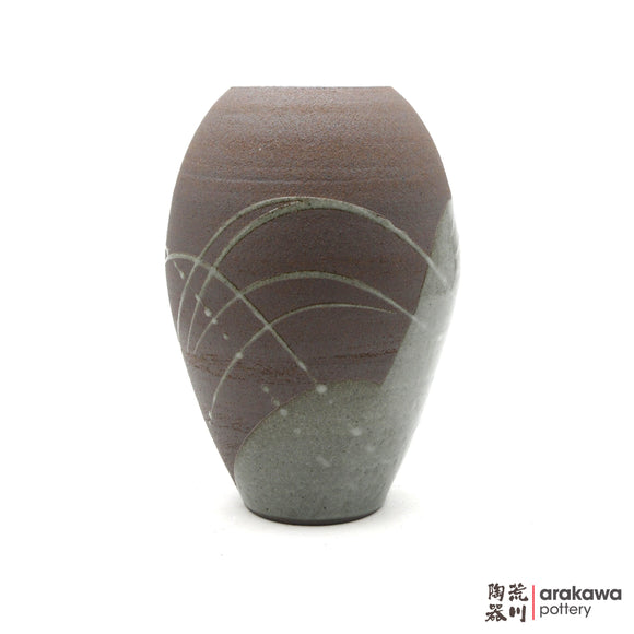Handmade Ikebana Container Vase 7.5 0314-034 made by Thomas Arakawa and Kathy Lee-Arakawa at Arakawa Pottery