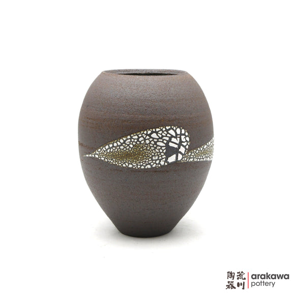 Handmade Ikebana Container Vase 7.5 0314-035 made by Thomas Arakawa and Kathy Lee-Arakawa at Arakawa Pottery