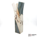 Handmade Ikebana Container Split Vase 0319-004 made by Thomas Arakawa and Kathy Lee-Arakawa at Arakawa Pottery