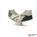 Handmade Ikebana Container Bull Comport 0319-008 made by Thomas Arakawa and Kathy Lee-Arakawa at Arakawa Pottery
