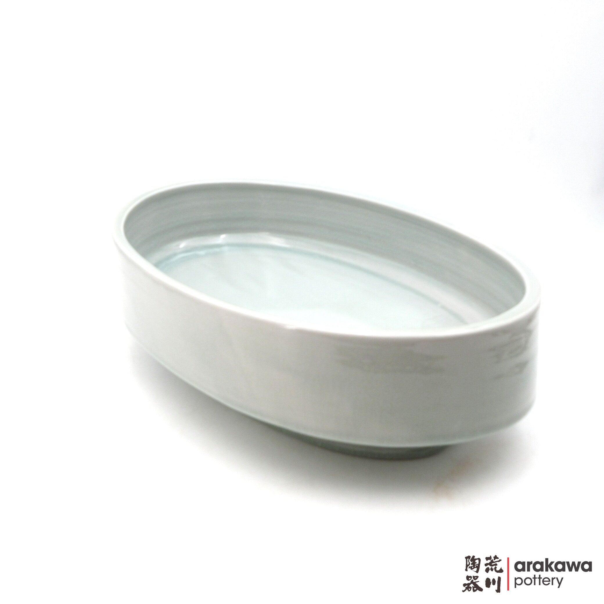 Handmade Ikebana Container Oval Comport 0319-009 made by Thomas Arakawa and Kathy Lee-Arakawa at Arakawa Pottery