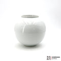 Handmade Ikebana Container Moon Jar 7” (Limited Production) 0319-017 made by Thomas Arakawa and Kathy Lee-Arakawa at Arakawa Pottery