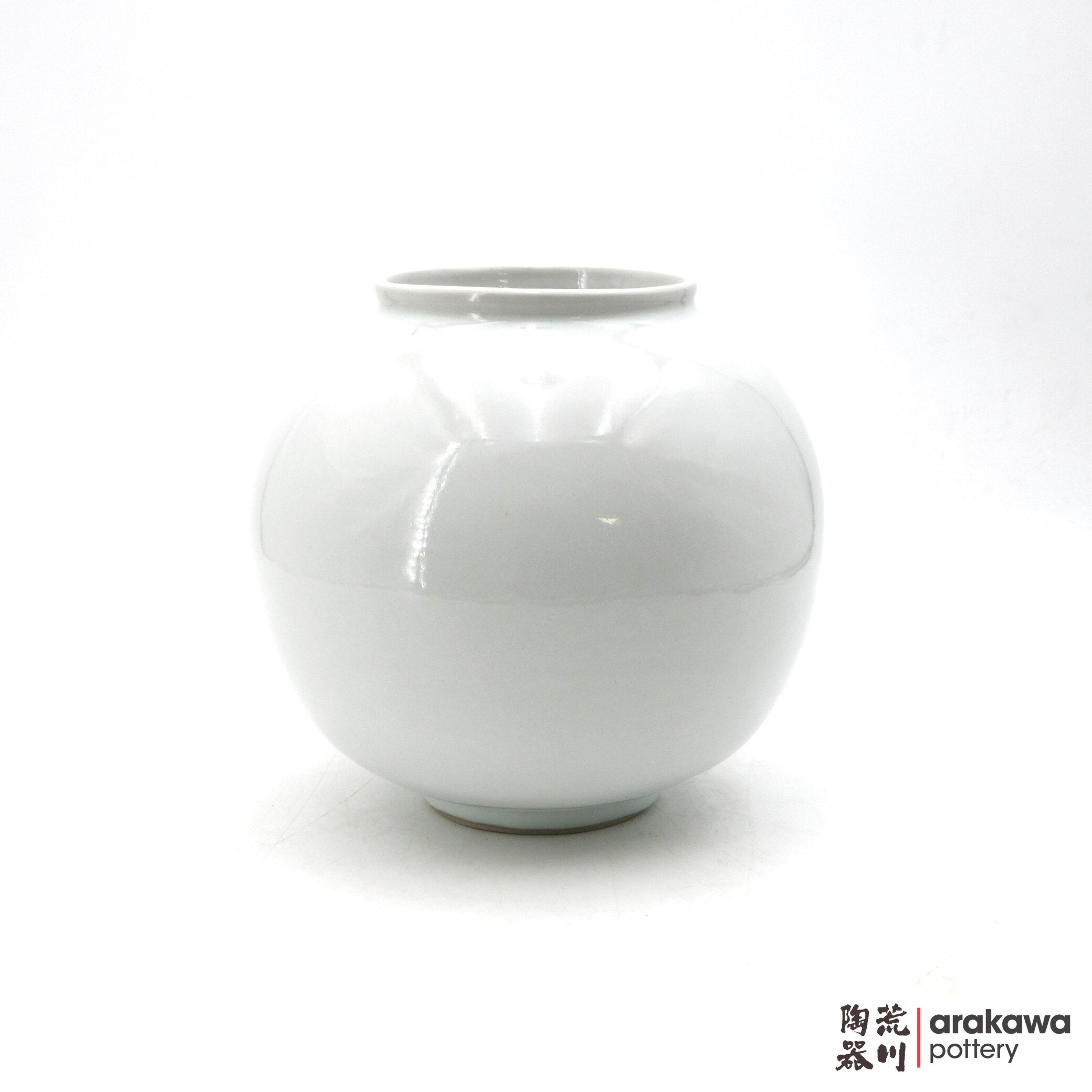 Handmade Ikebana Container Moon Jar 7” (Limited Production) 0319-017 made by Thomas Arakawa and Kathy Lee-Arakawa at Arakawa Pottery