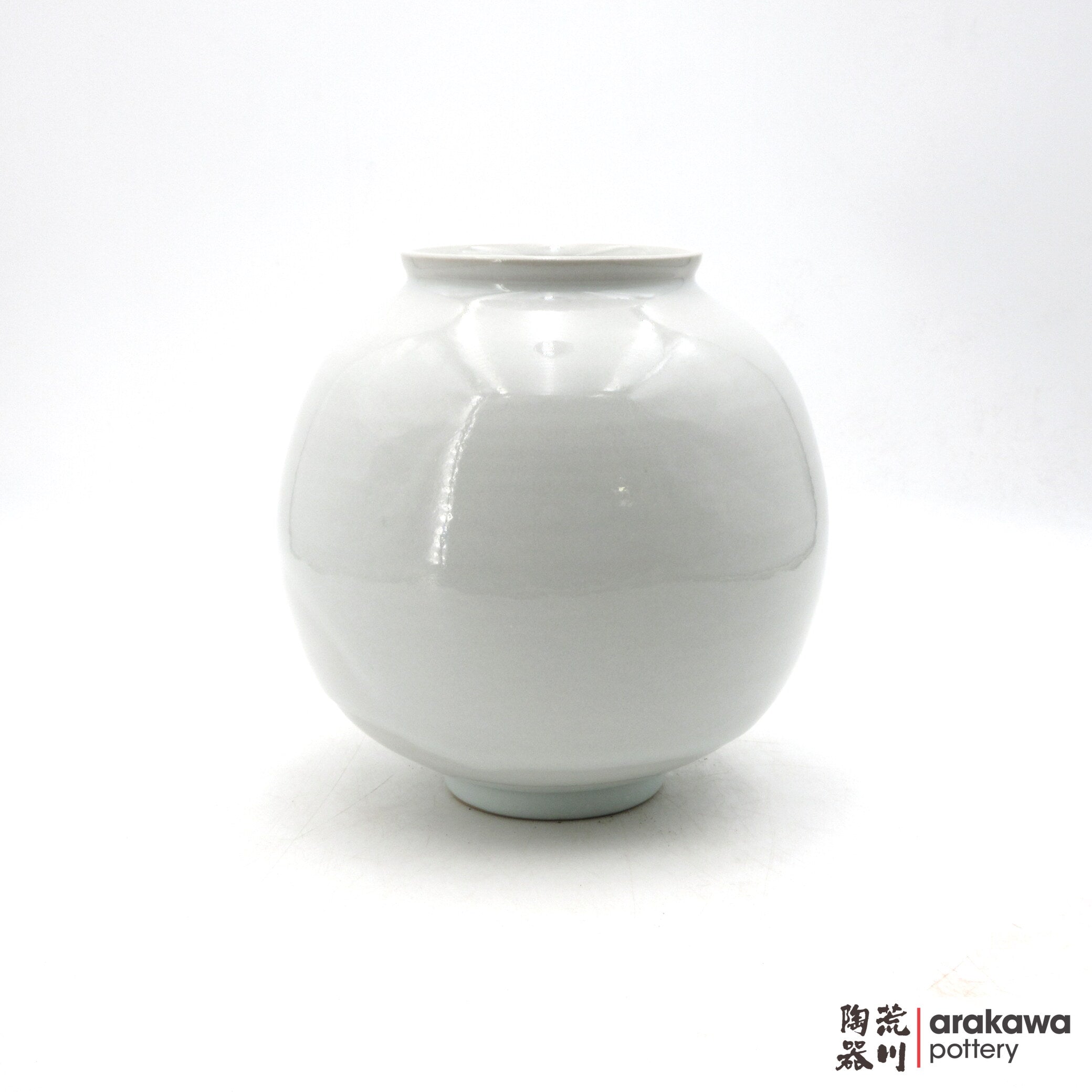 Handmade Ikebana Container Moon Jar 7” (Limited Production) 0319-018 made by Thomas Arakawa and Kathy Lee-Arakawa at Arakawa Pottery