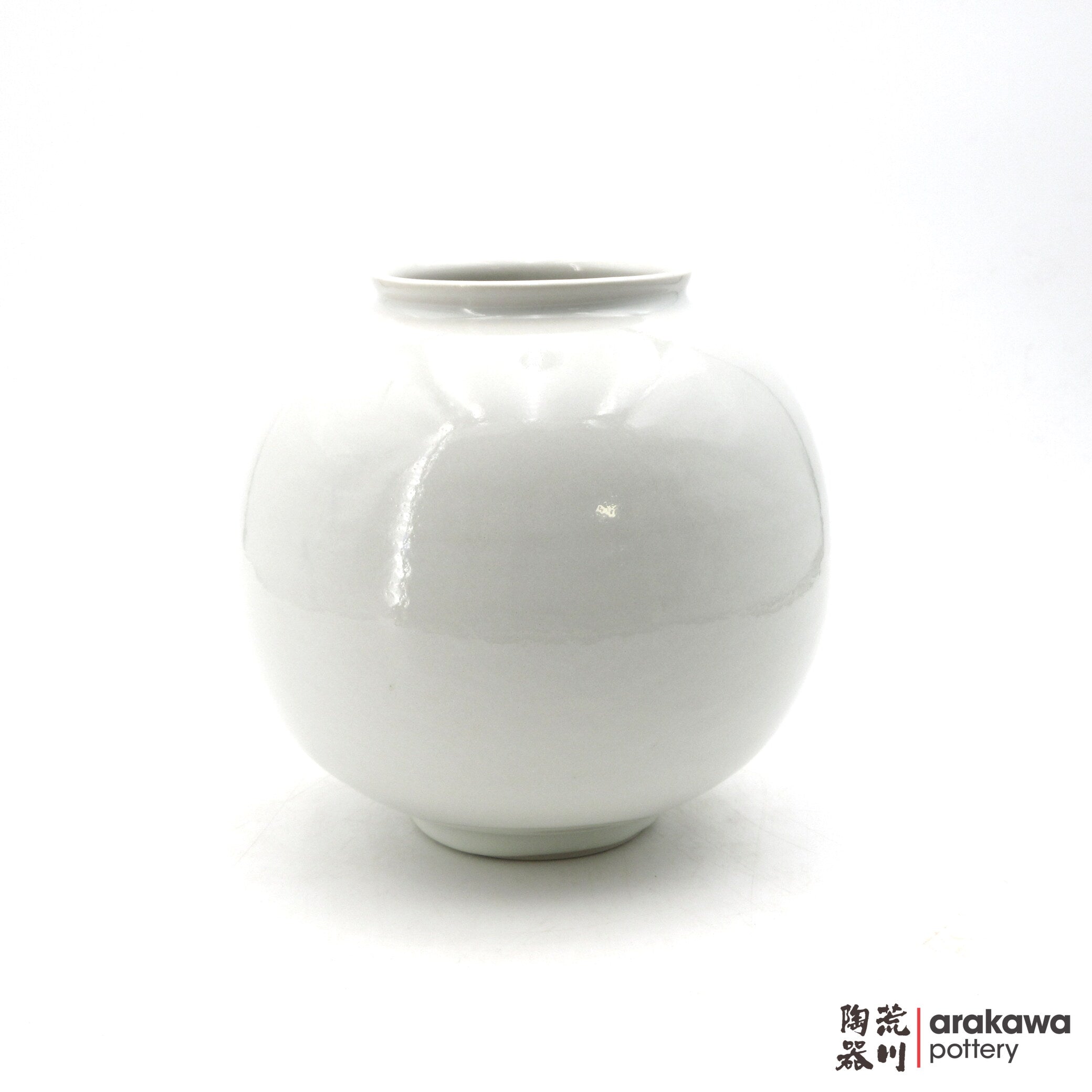 Handmade Ikebana Container Moon Jar 7” (Limited Production) 0319-019 made by Thomas Arakawa and Kathy Lee-Arakawa at Arakawa Pottery