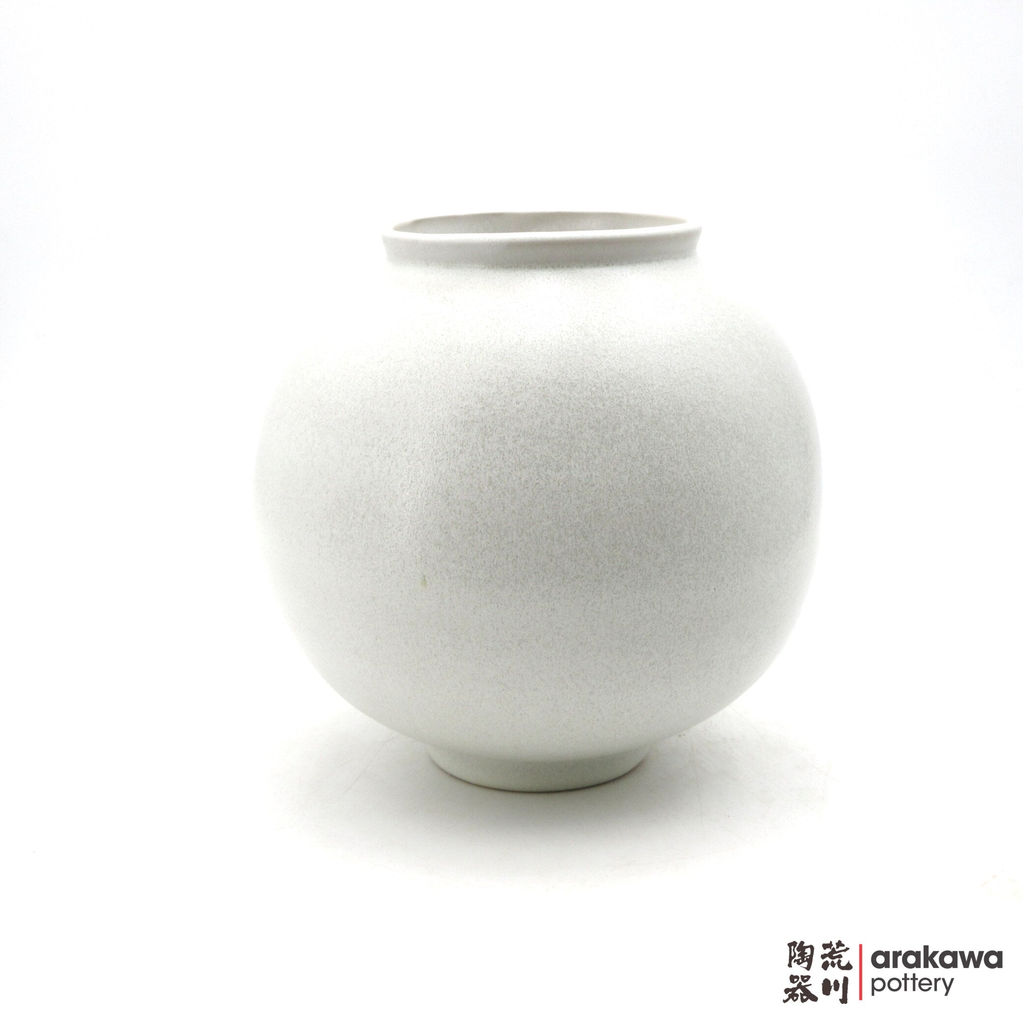 Handmade Ikebana Container Moon Jar 7” (Limited Production) 0319-020 made by Thomas Arakawa and Kathy Lee-Arakawa at Arakawa Pottery