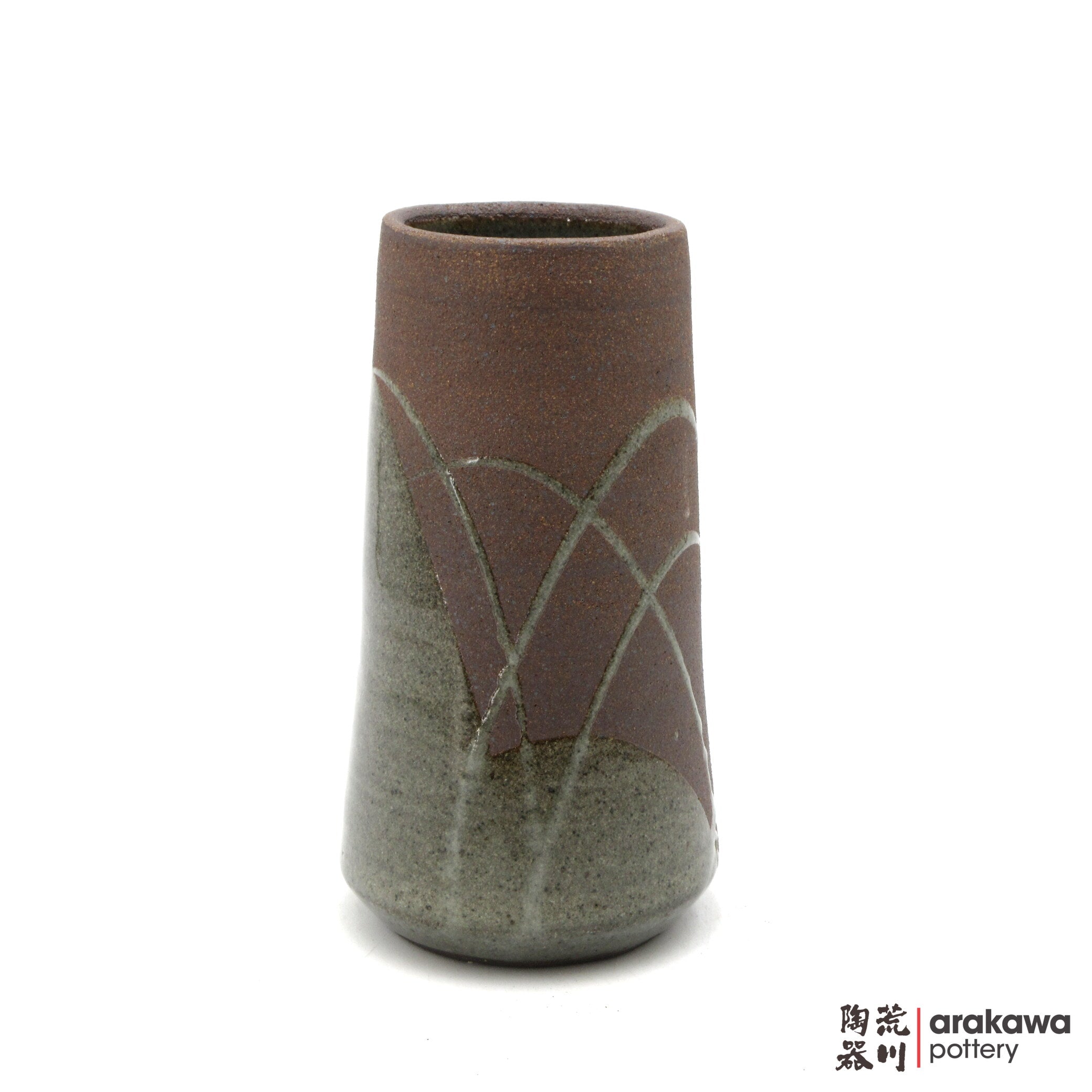 Handmade Ikebana Container Vase 7.5 0319-024 made by Thomas Arakawa and Kathy Lee-Arakawa at Arakawa Pottery