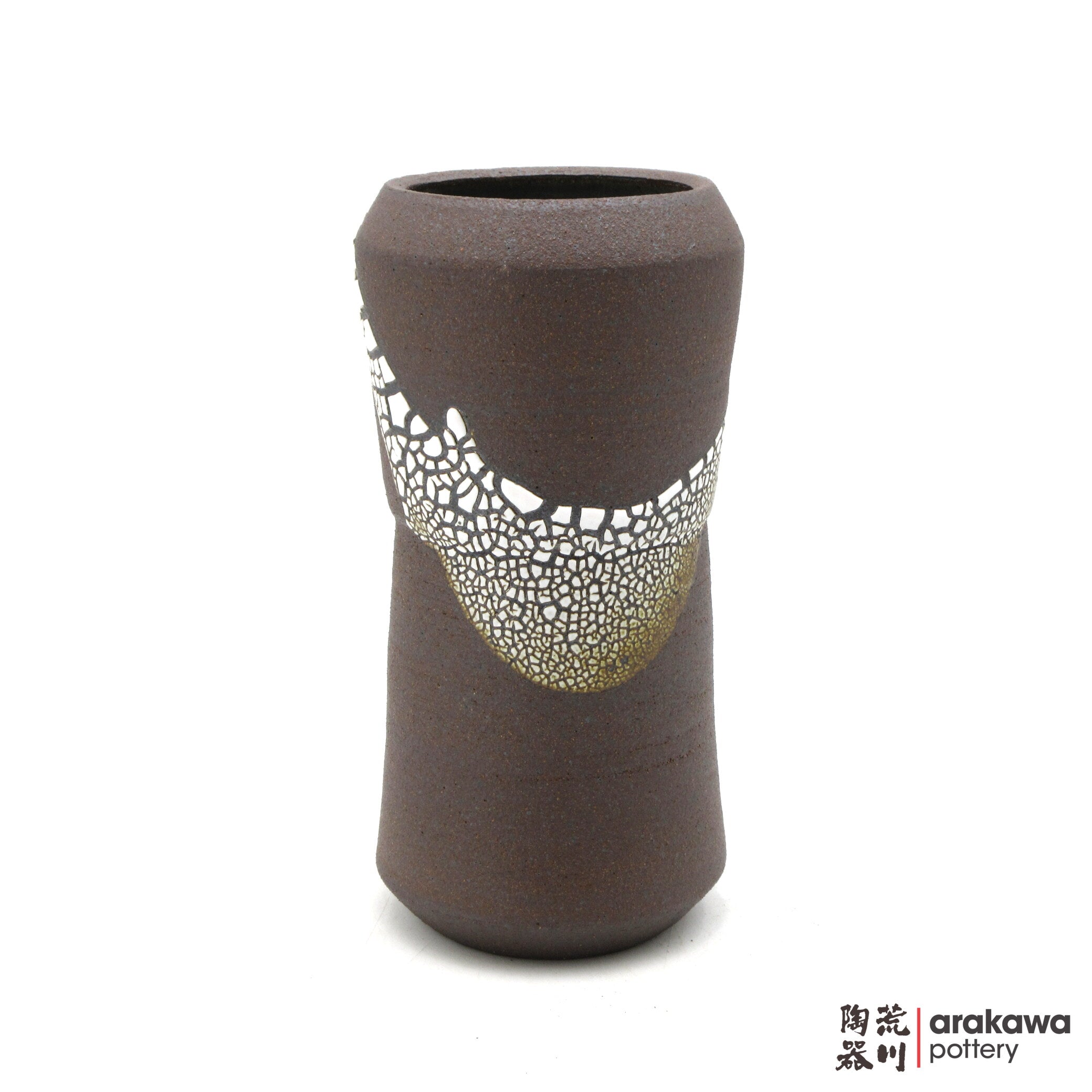 Handmade Ikebana Container Vase 7.5 0319-026 made by Thomas Arakawa and Kathy Lee-Arakawa at Arakawa Pottery